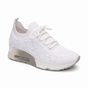 Women Ash Lunatic Star Knit Sneakers White | 077559-593