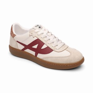 Women Ash Sunset Vintage Glitter Sneakers Beige | 528256-766
