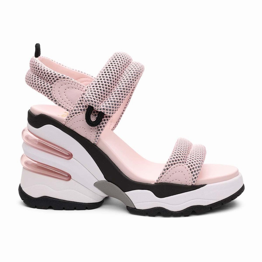 Women Ash Cosmos Platform Wedge Sandals Pink | 867756-818