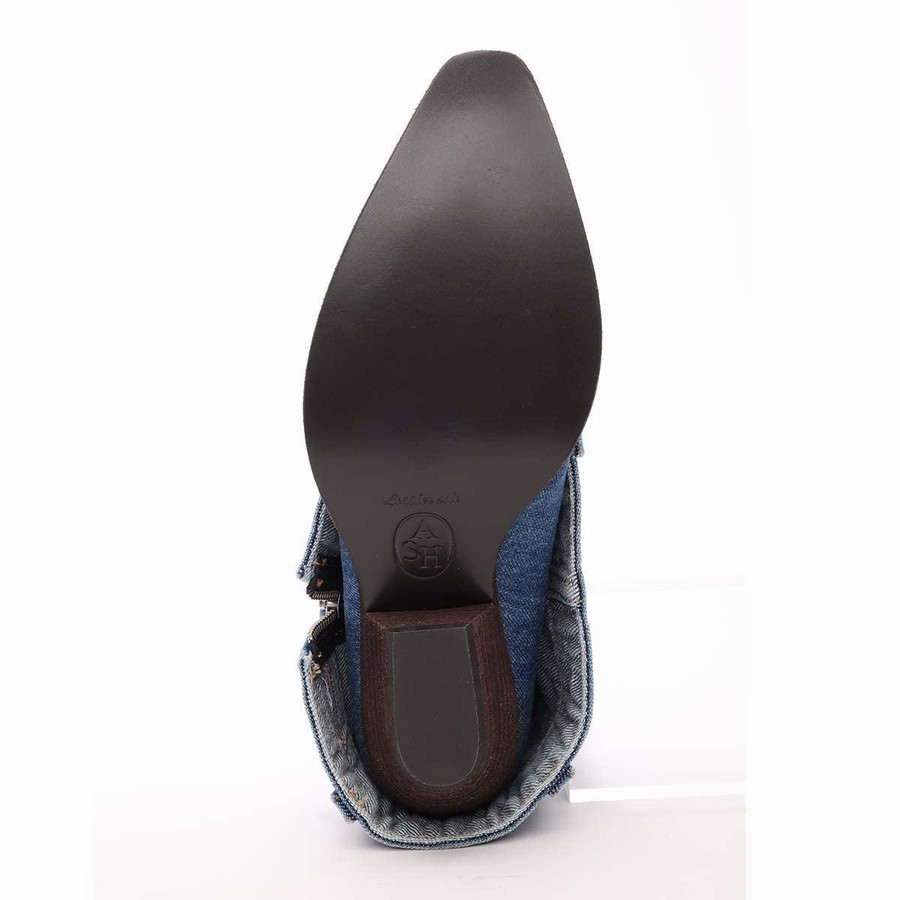 Women Ash Dazed Festival Booties Blue | 623363-149