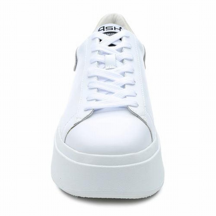 Women Ash Moby Platform Sneakers White | 161809-958