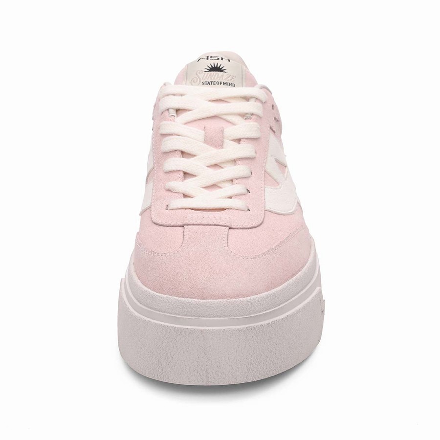 Women Ash Starmoon Suede Platform Sneakers Pink | 472155-705