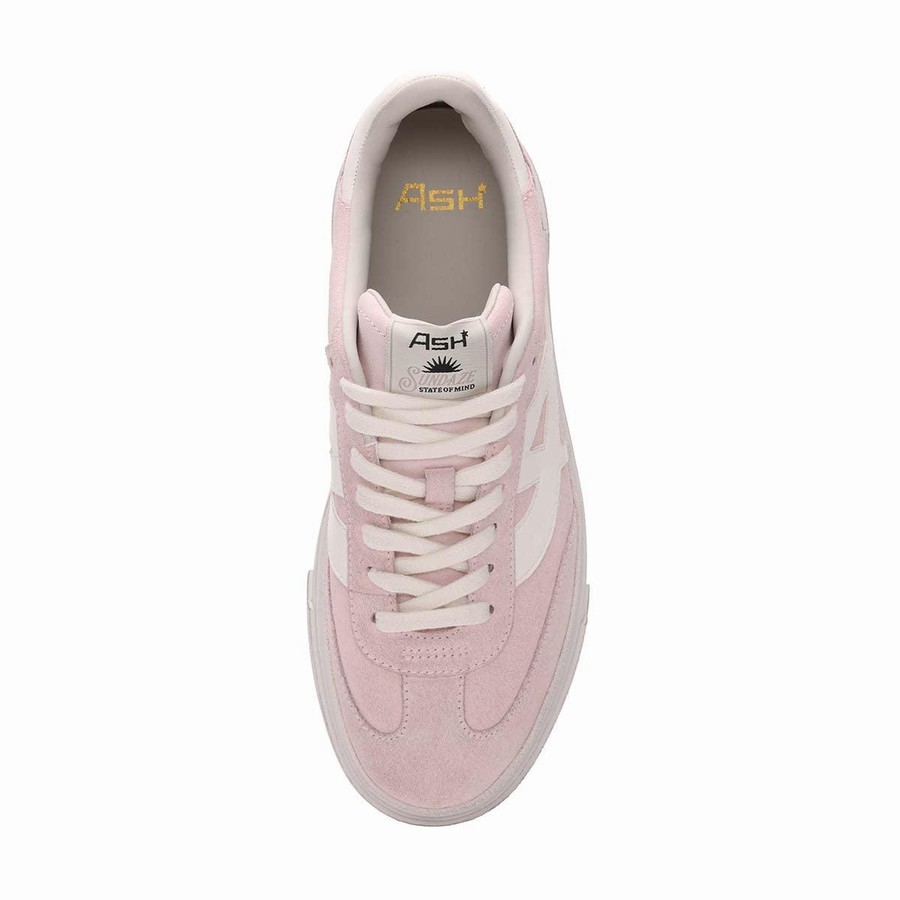 Women Ash Starmoon Suede Platform Sneakers Pink | 472155-705