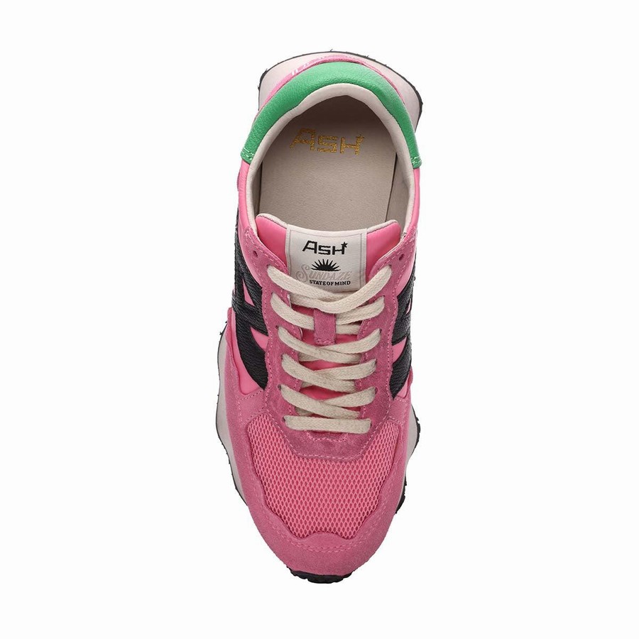 Women Ash Sunstar Retro Sneakers Pink | 738271-367