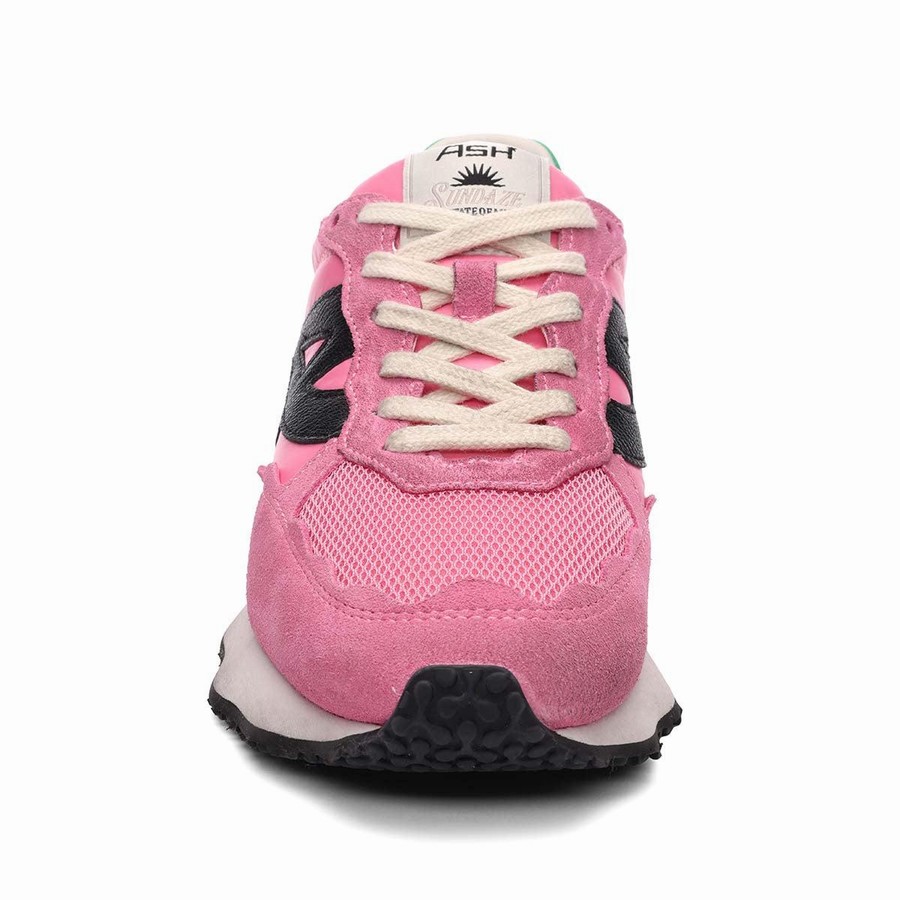 Women Ash Sunstar Retro Sneakers Pink | 738271-367